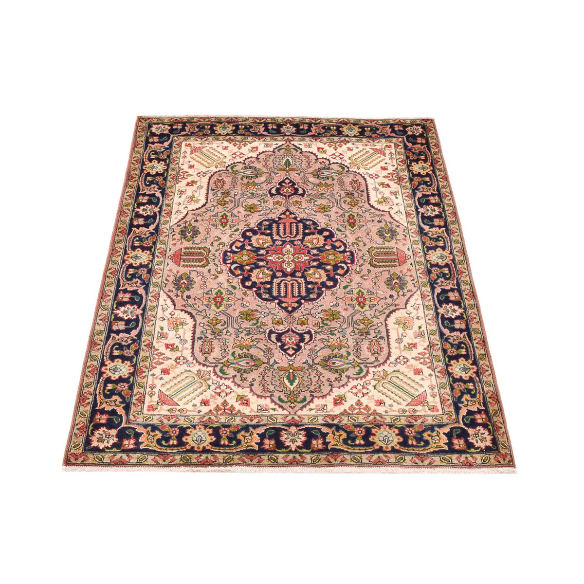 Persisk tæppe - Tabriz - 140 x 100 cm - beige