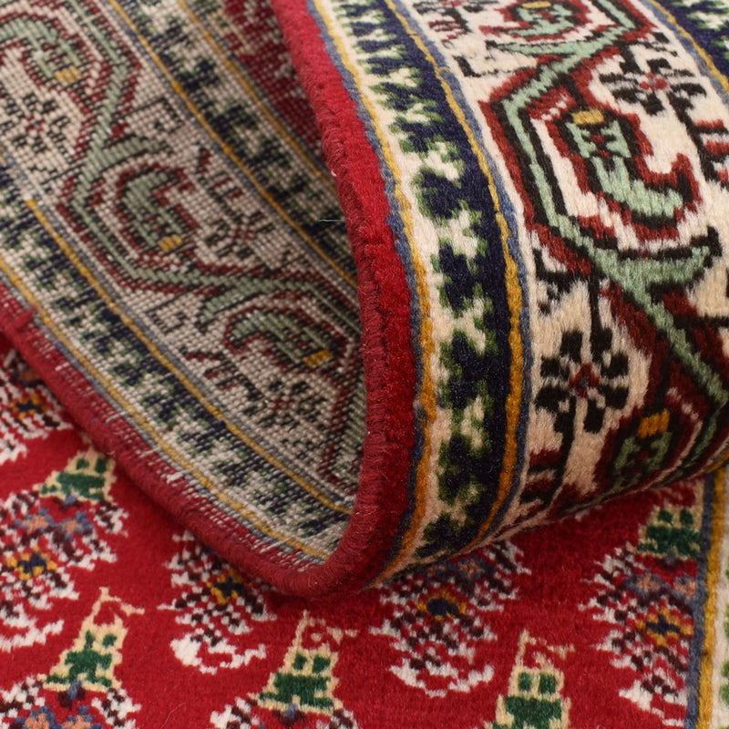 Løber Persisk tæppe - Tabriz - 460 x 73 cm - rød