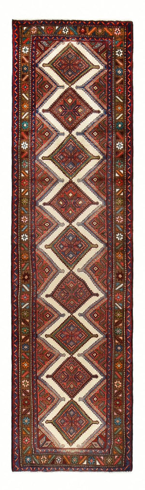 Løber Persisk tæppe - Nomadisk - 321 x 86 cm - mørkerød
