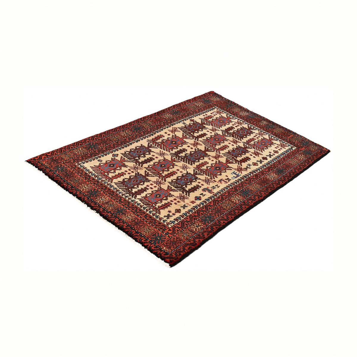 Baluch-tæppe - 155 x 98 cm - beige
