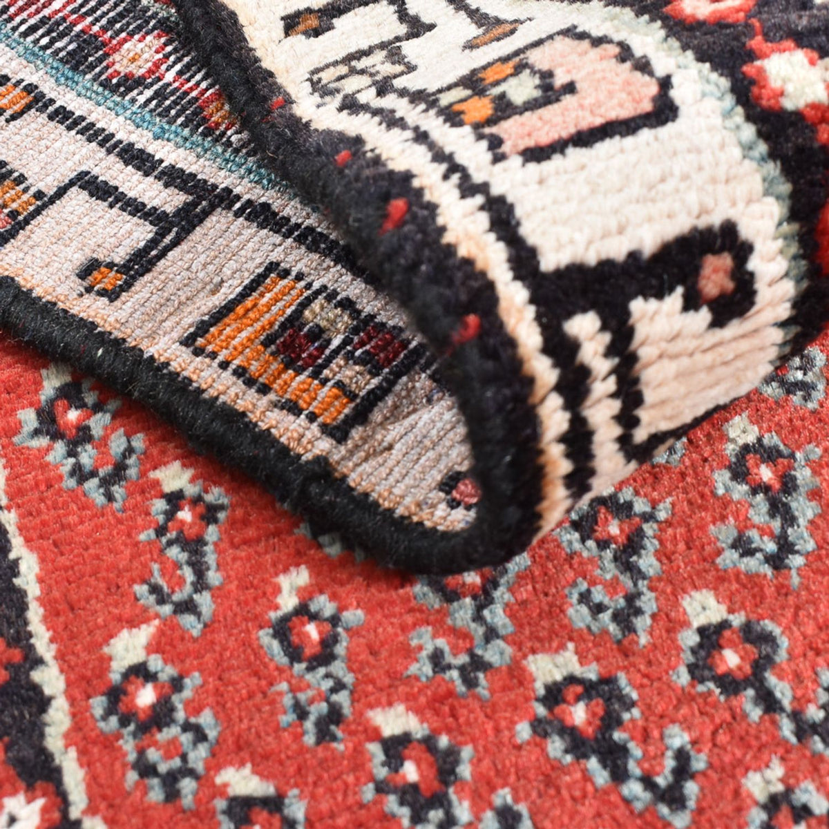 Løber Persisk tæppe - Nomadisk - 260 x 70 cm - rød