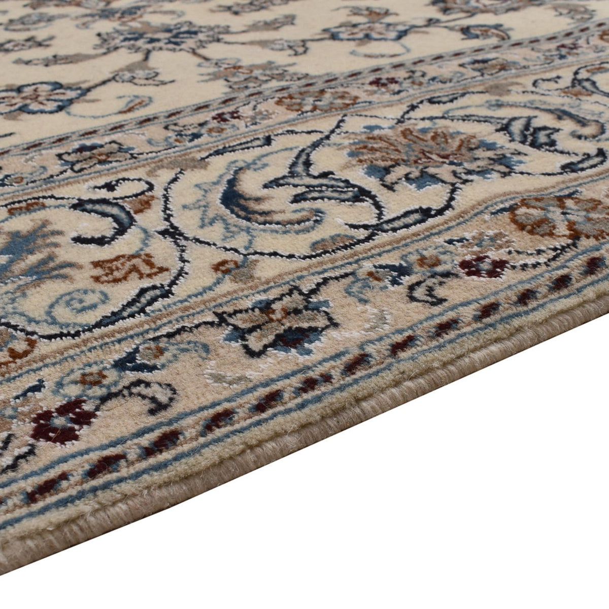 Persisk tæppe - Nain - 297 x 194 cm - beige