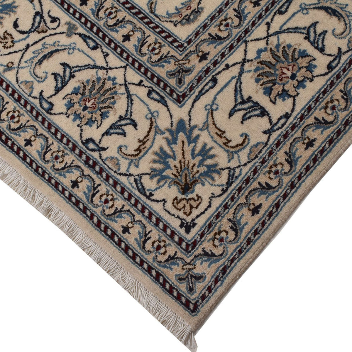 Persisk tæppe - Nain - 299 x 196 cm - beige
