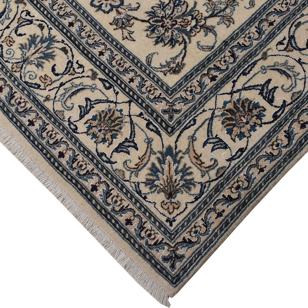 Persisk tæppe - Nain - 302 x 193 cm - beige