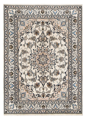 Persisk tæppe - Nain - 202 x 146 cm - creme