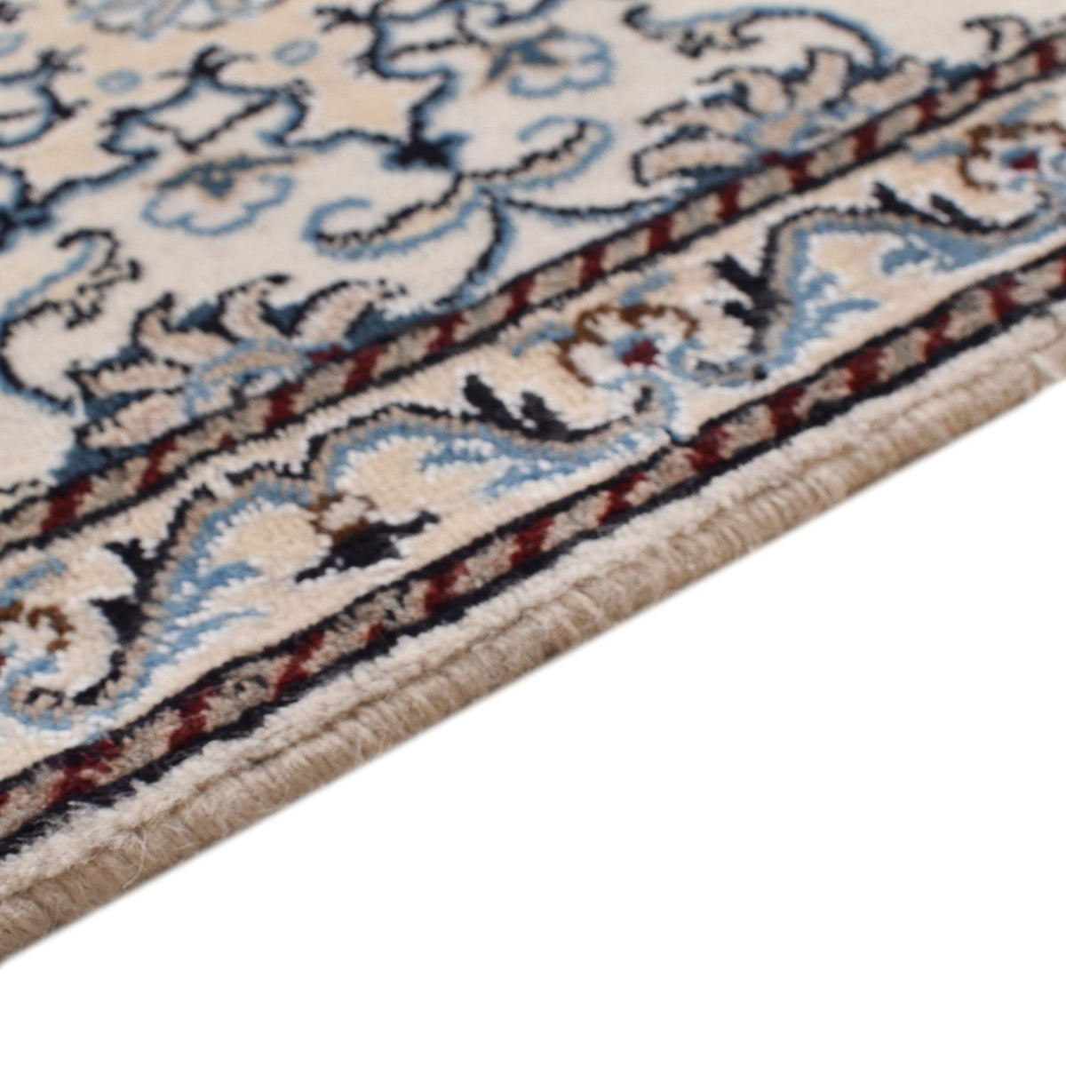Persisk tæppe - Nain - 85 x 56 cm - creme
