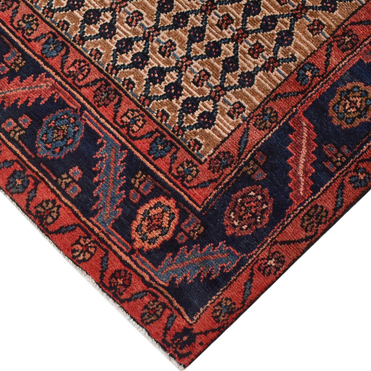 Persisk tæppe - Nomadisk - 198 x 123 cm - flerfarvet