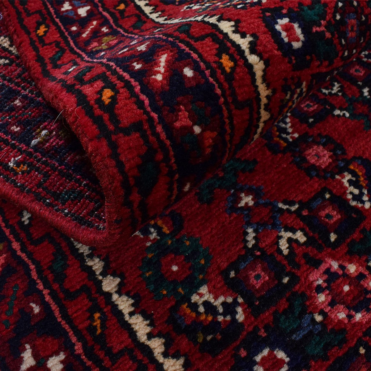 Løber Persisk tæppe - Nomadisk - 490 x 70 cm - rød