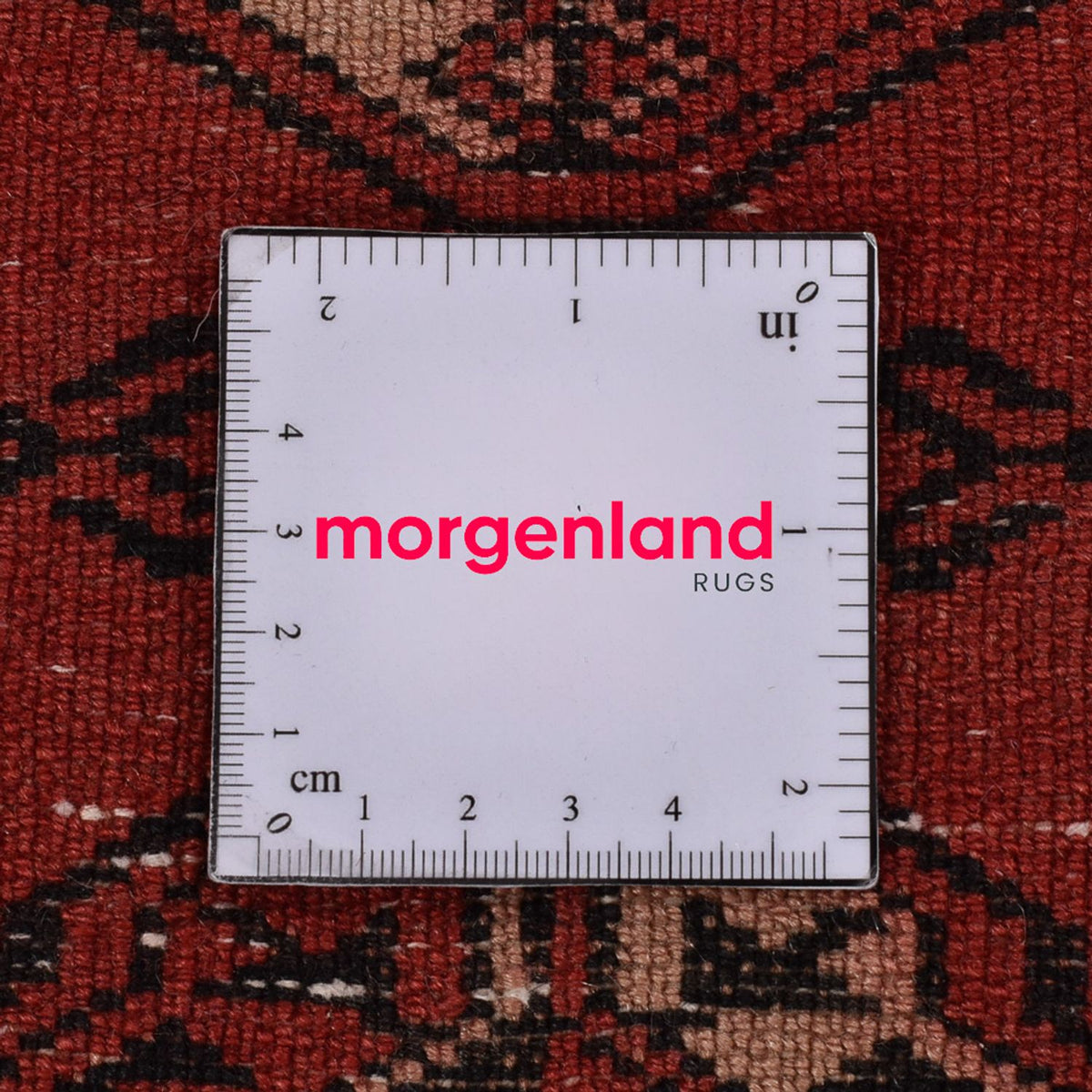 Løber Turkaman-tæppe - 266 x 97 cm - rød