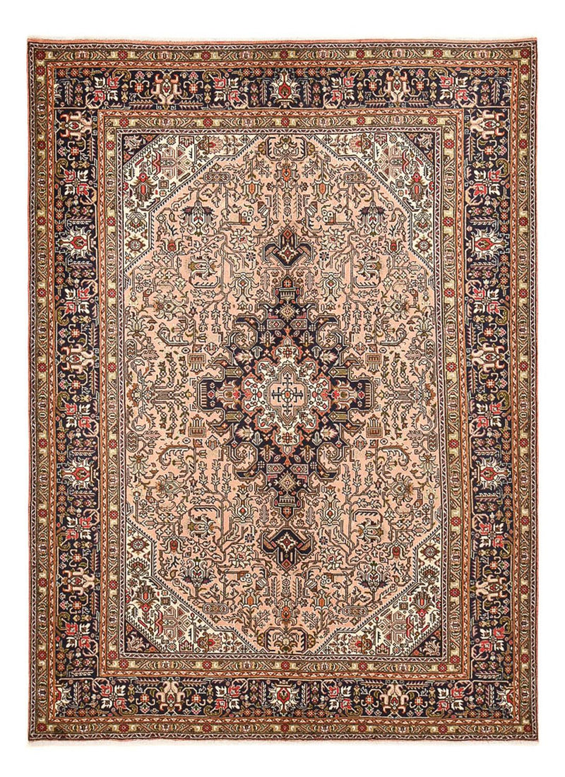 Persisk tæppe - Tabriz - 291 x 206 cm - lysrød