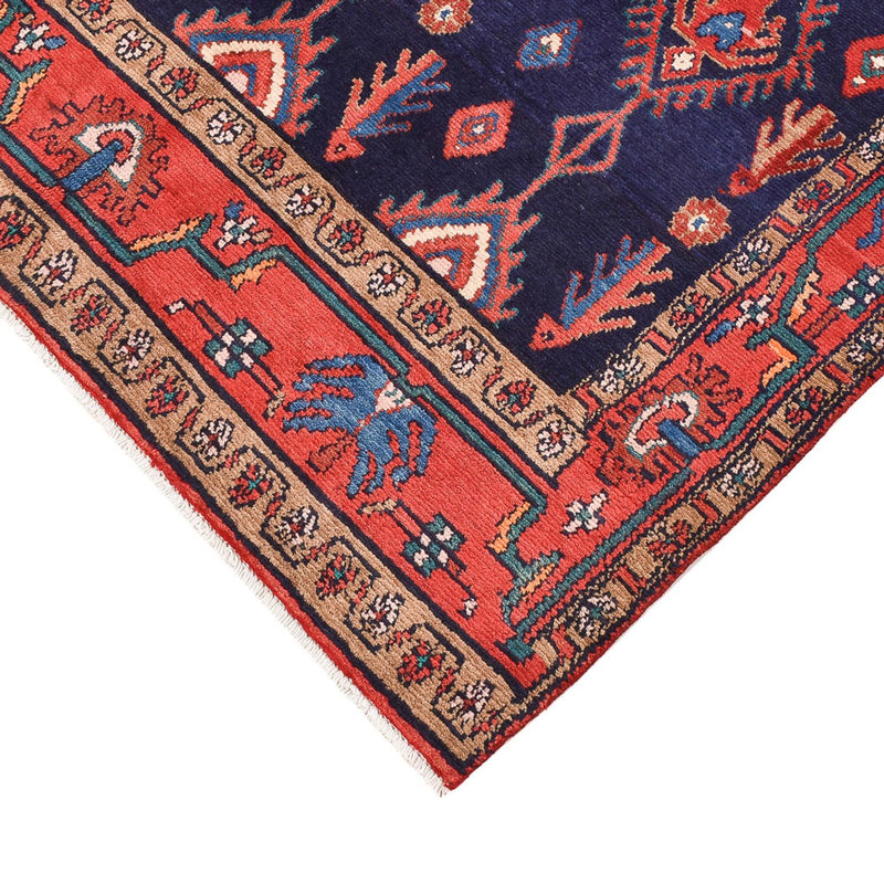 Persisk tæppe - Nomadisk - 250 x 142 cm - mørkeblå