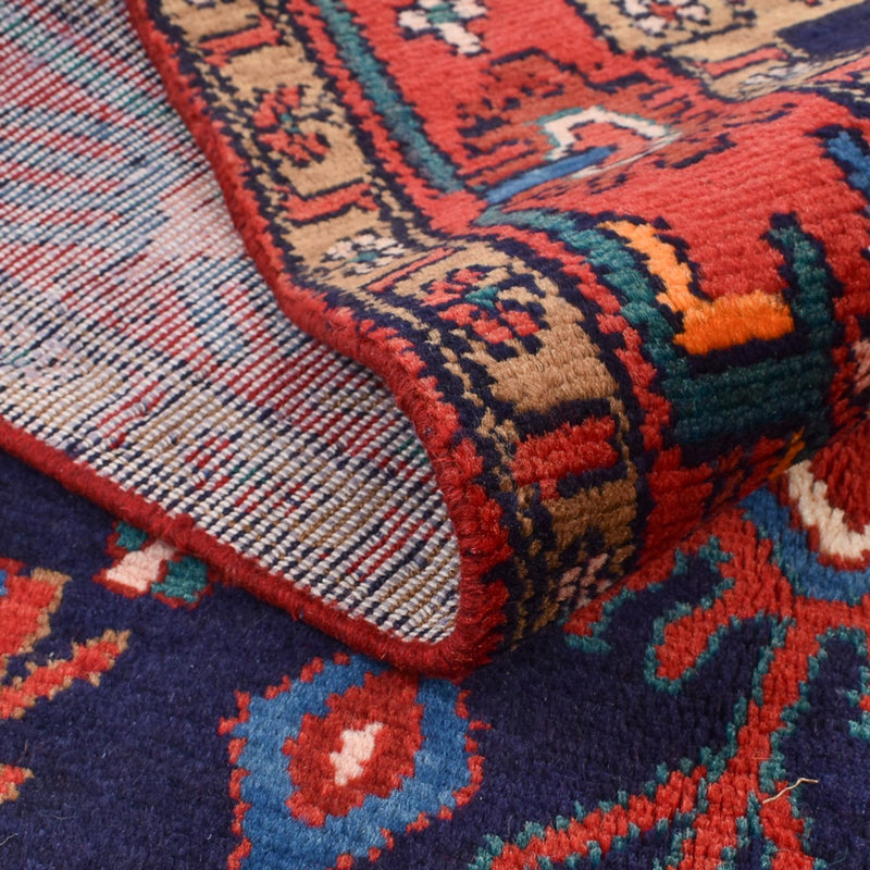 Persisk tæppe - Nomadisk - 250 x 142 cm - mørkeblå