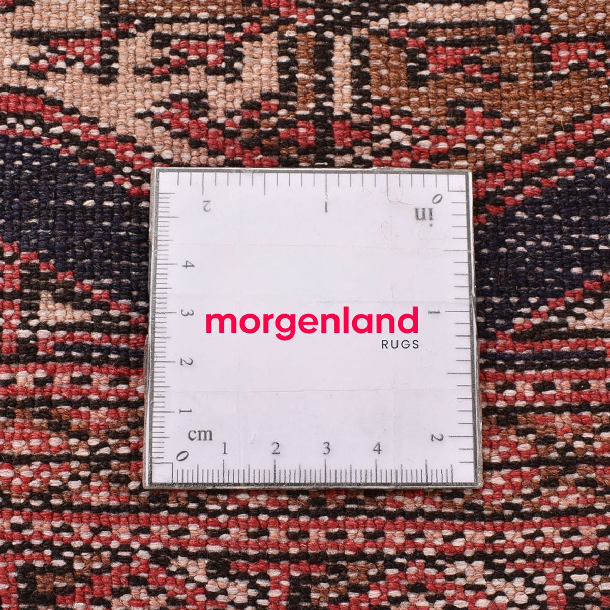 Turkaman-tæppe - 190 x 129 cm - rød