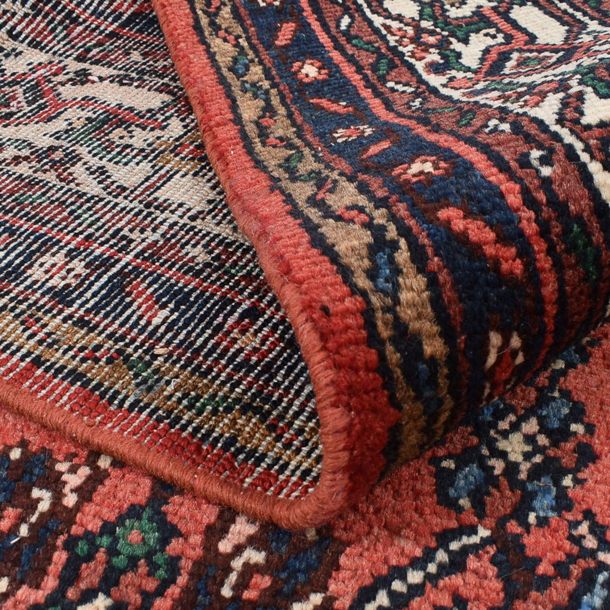 Persisk tæppe - Nomadisk - 313 x 222 cm - lysrød