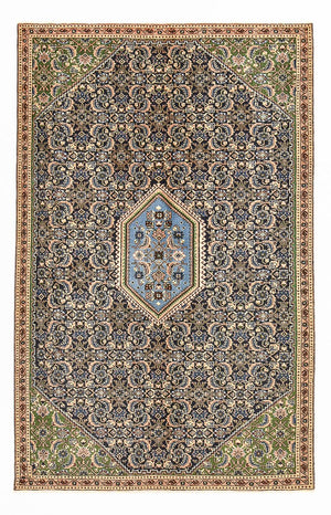 Persisk tæppe - Nomadisk - 288 x 181 cm - mørkegrøn