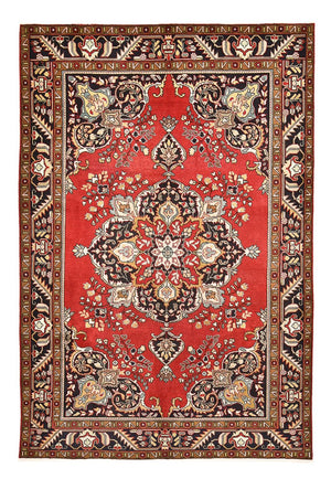 Persisk tæppe - Tabriz - 297 x 198 cm - rød