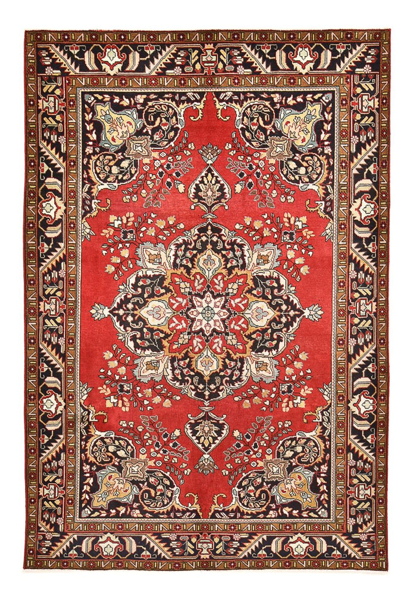 Persisk tæppe - Tabriz - 297 x 198 cm - rød