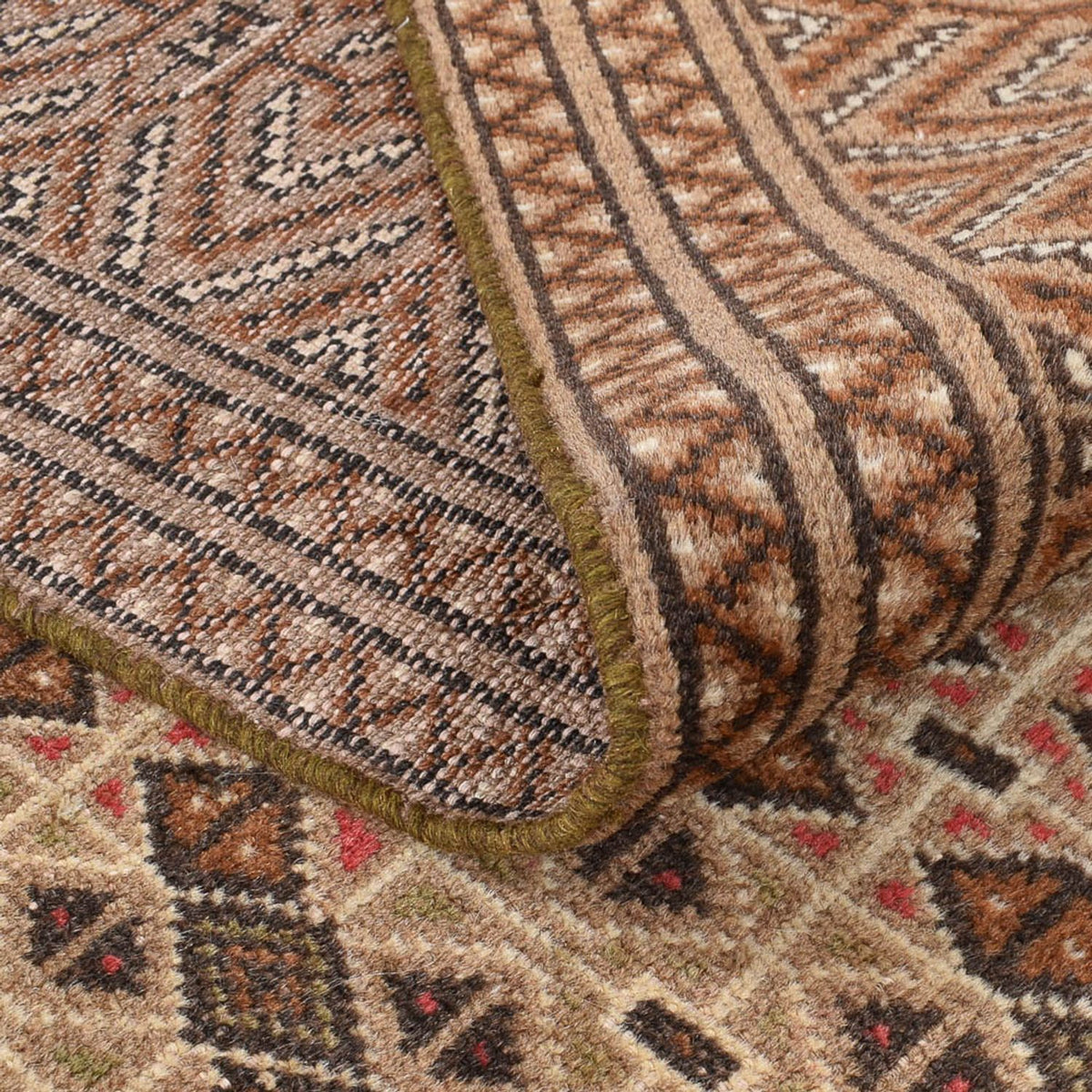 Turkaman-tæppe - 290 x 200 cm - beige