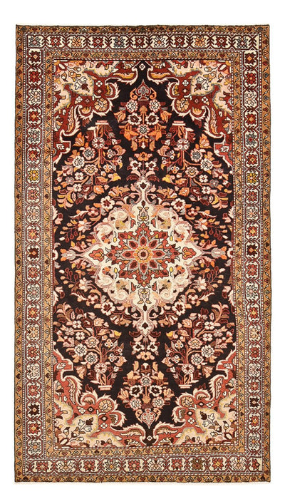 Hamadan Tæppe 154x295cm - Persisk tæppe - mørk beige