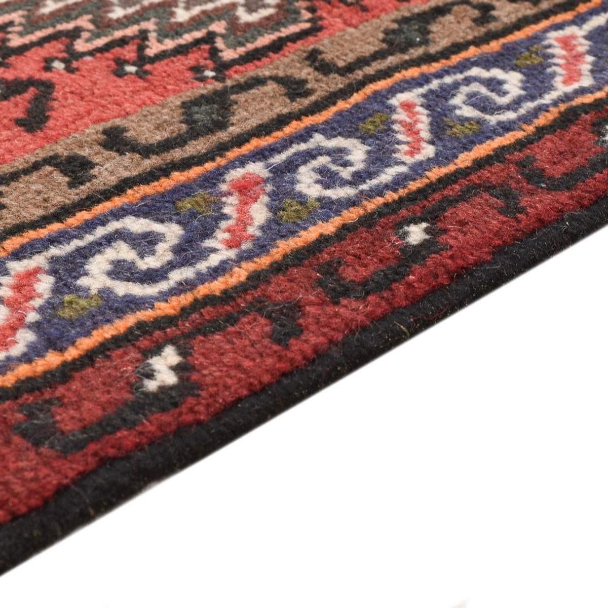 Persisk tæppe - Bijar - 136 x 96 cm - lysrød