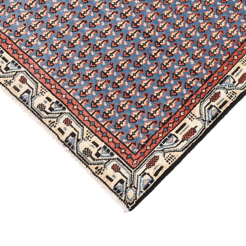 Persisk tæppe - Mir - 145 x 94 cm - havblå