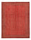 Turkaman-tæppe - 385 x 304 cm - rød