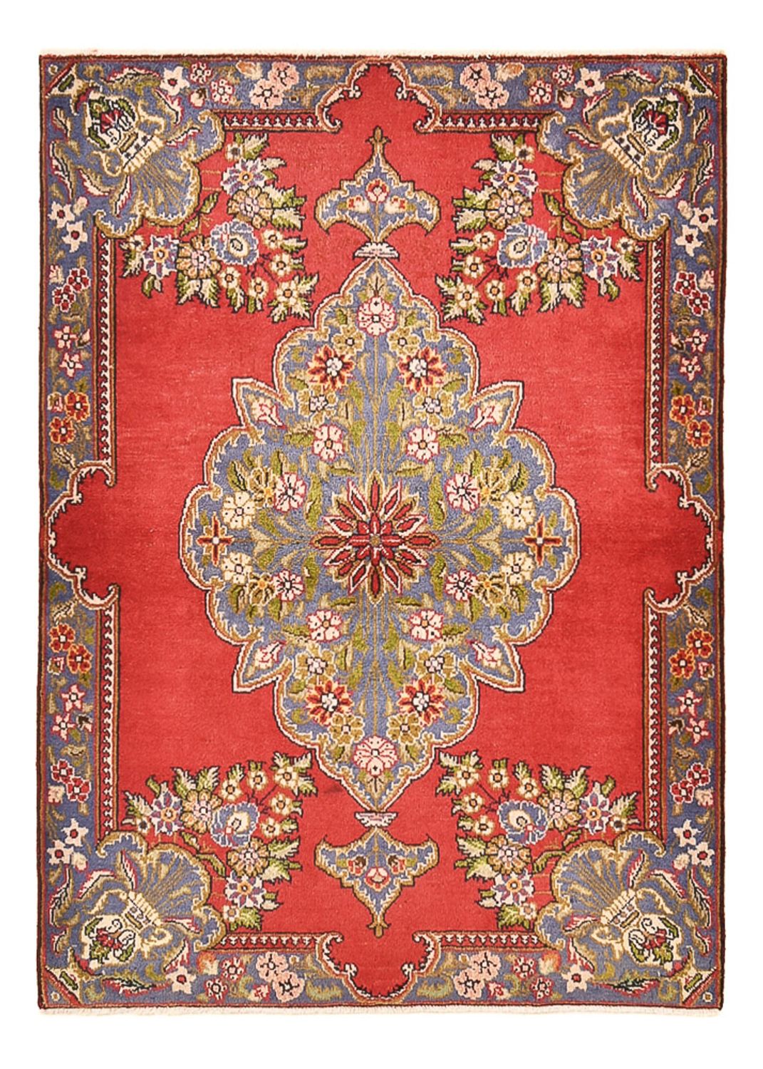 Persisk tæppe - Tabriz - 142 x 100 cm - rød