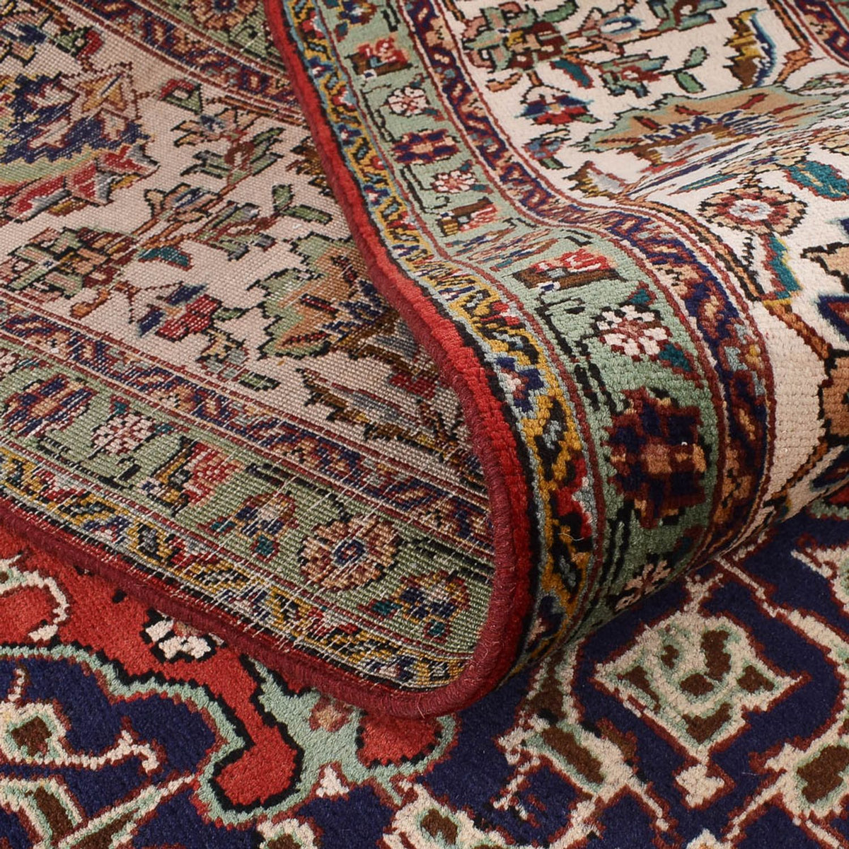 Persisk tæppe - Tabriz - 395 x 308 cm - rød