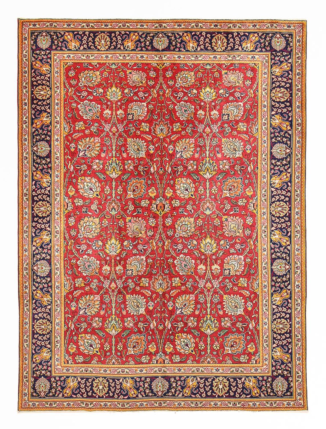 Persisk tæppe - Tabriz - 345 x 256 cm - rød