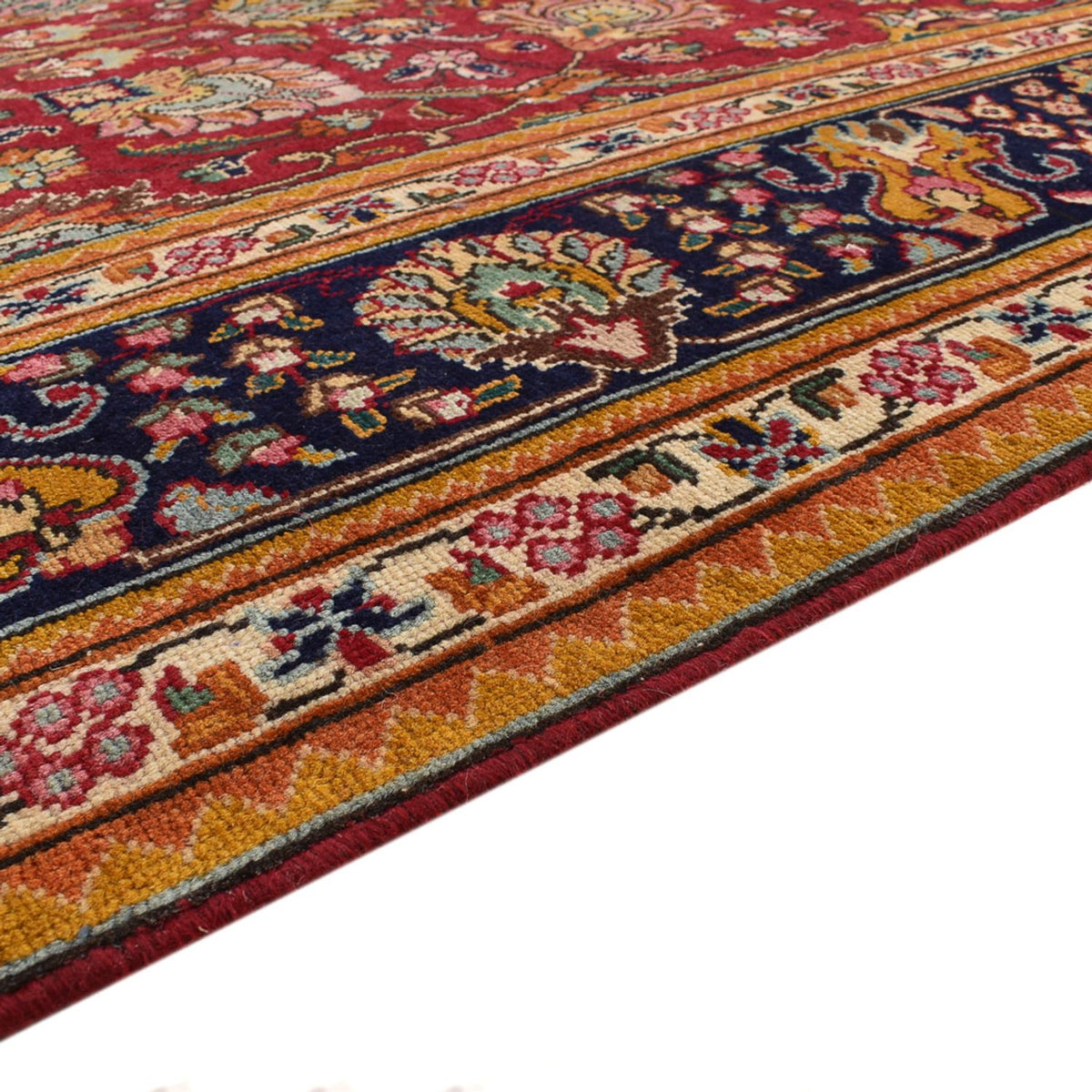 Persisk tæppe - Tabriz - 345 x 256 cm - rød