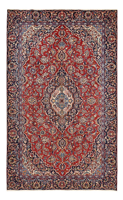 Kashan Tæppe 219x343cm - Persisk tæppe - rød