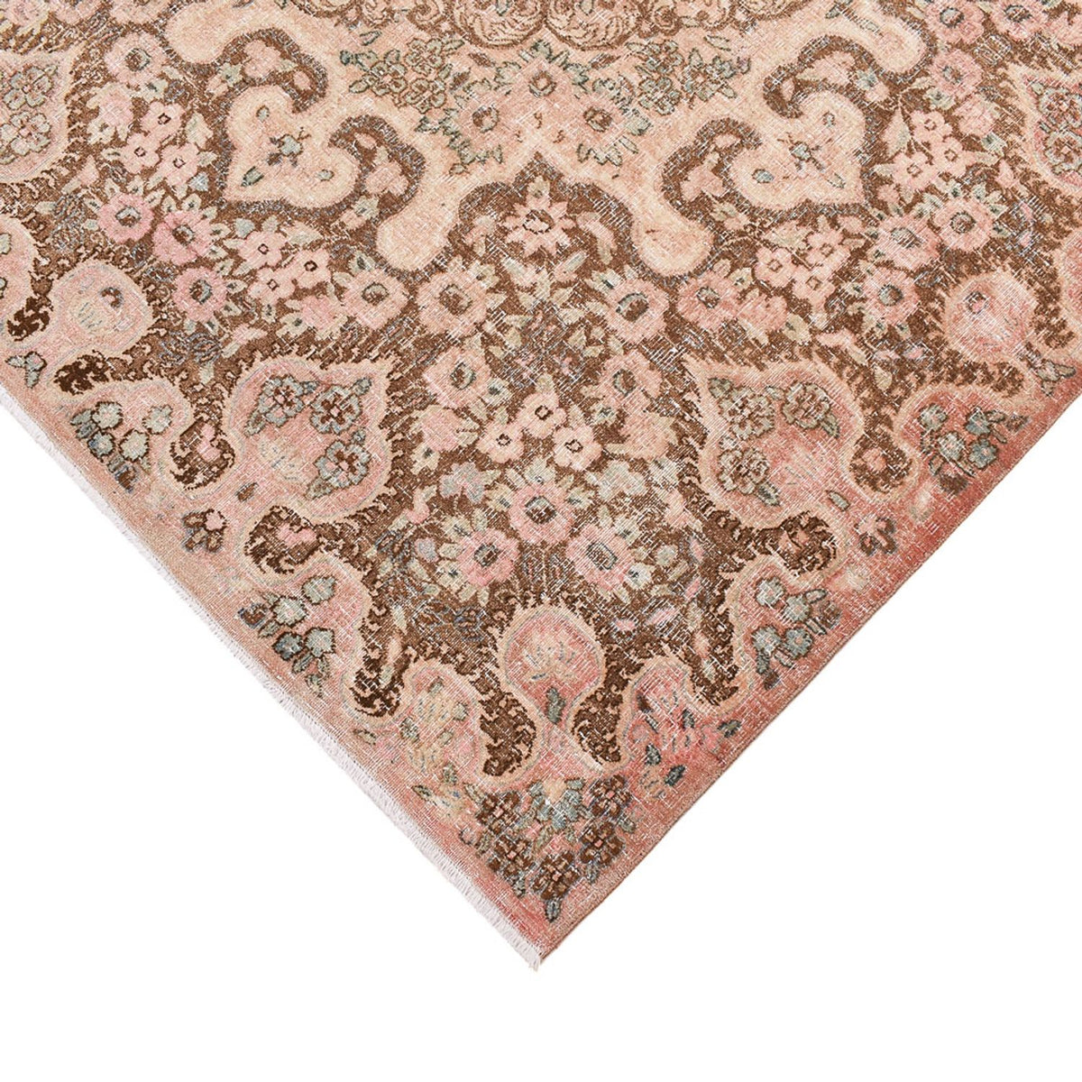 Vintage tæppe - 312 x 210 cm - lys beige