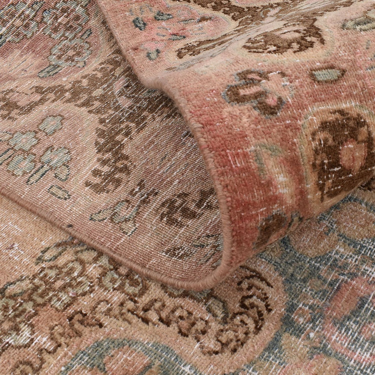 Vintage tæppe - 312 x 210 cm - lys beige