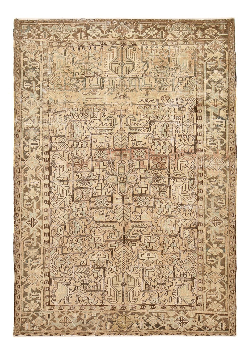 Vintage tæppe - 311 x 223 cm - sand