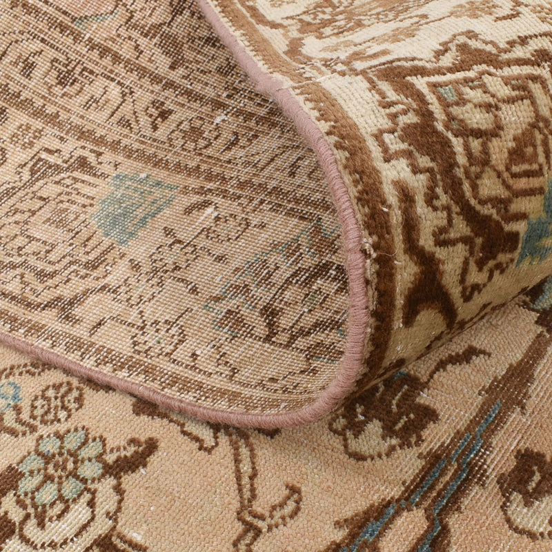 Vintage tæppe - 275 x 180 cm - lys beige