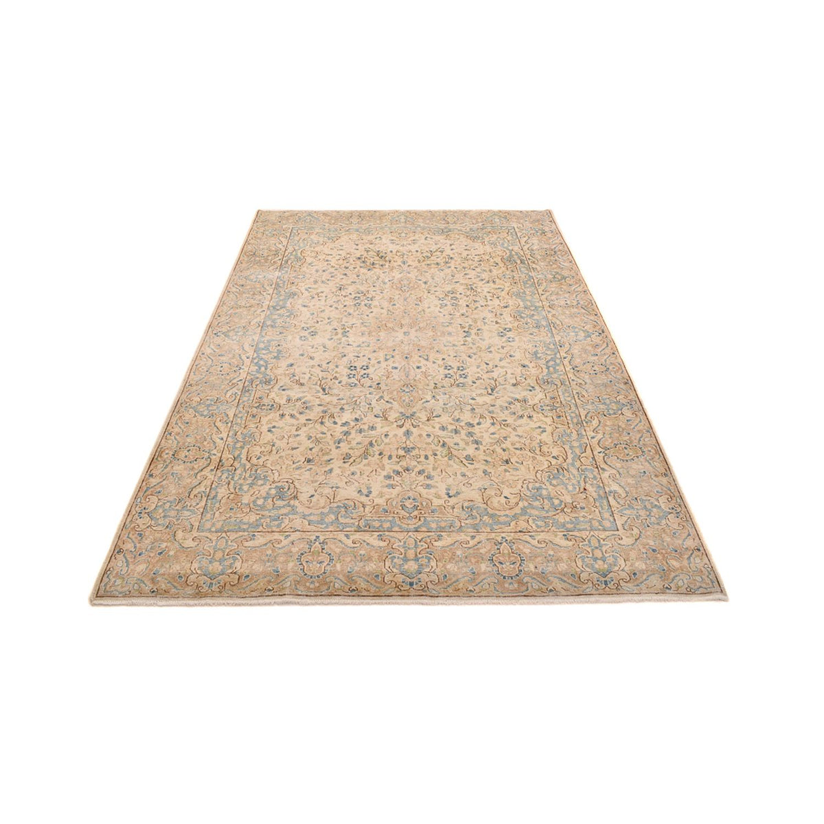 Vintage tæppe - 300 x 205 cm - lys beige