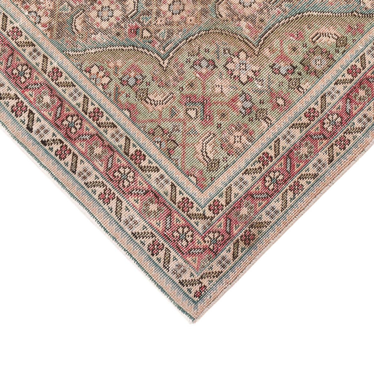 Vintage tæppe - 182 x 136 cm - beige