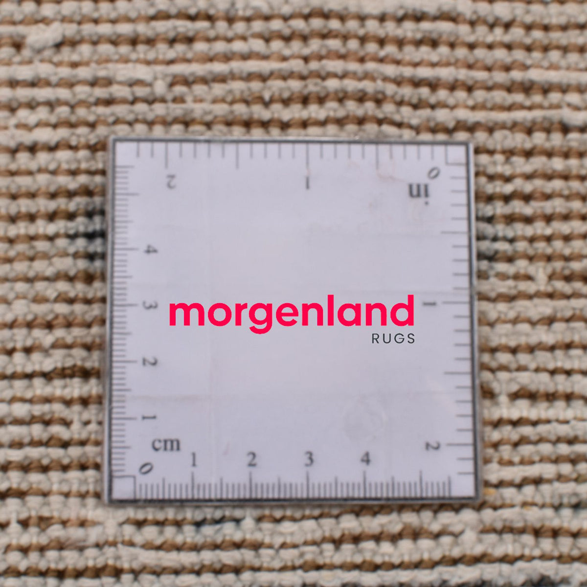 Vintage tæppe - 158 x 107 cm - mørk beige