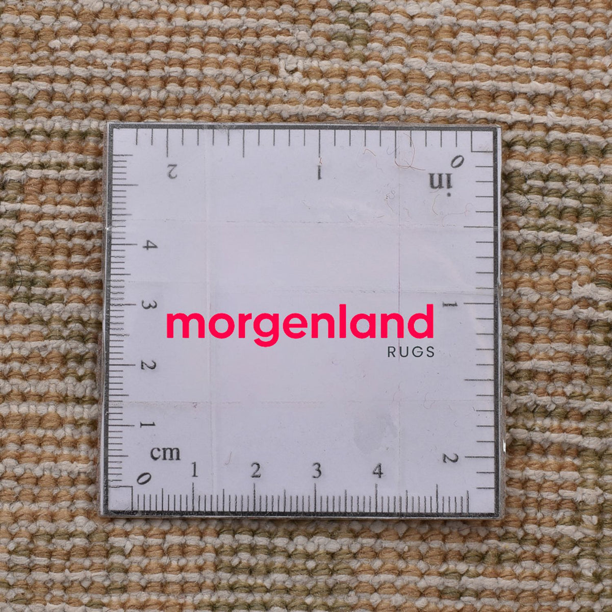Vintage tæppe - 206 x 145 cm - mørk beige