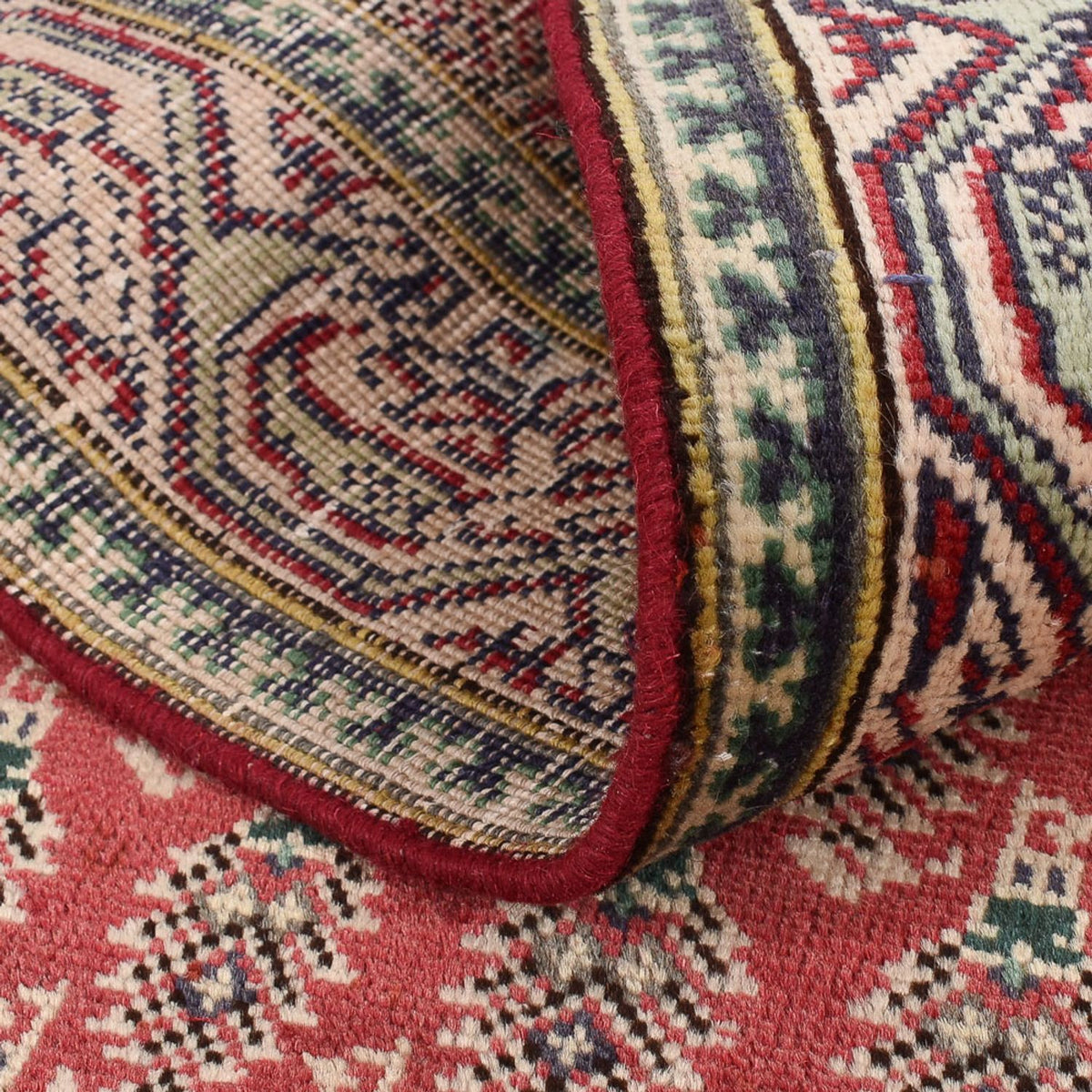 Løber Persisk tæppe - Tabriz - 340 x 83 cm - rød