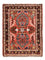 Persisk tæppe - Nomadisk - 62 x 47 cm - lysrød