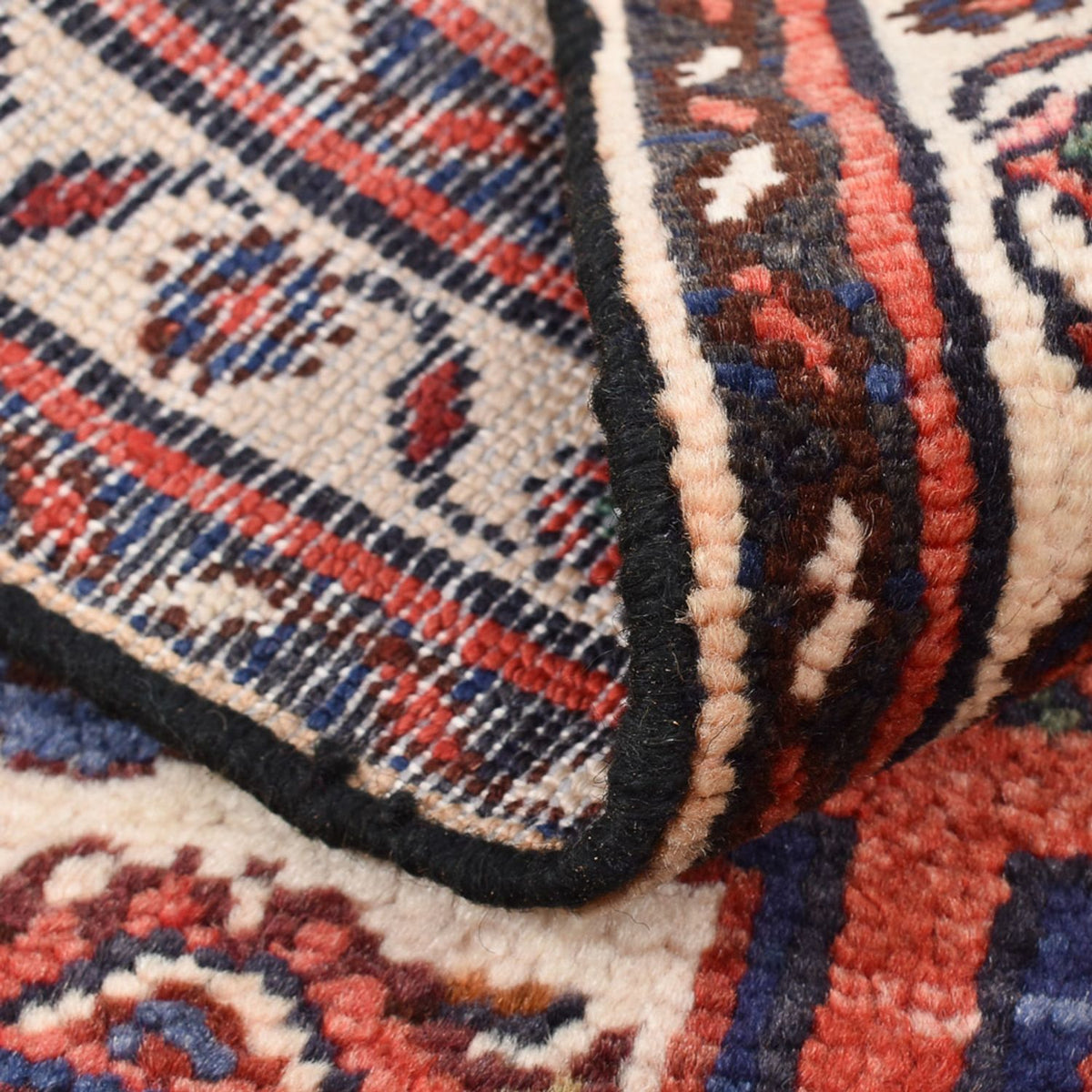 Persisk tæppe - Nomadisk - 92 x 68 cm - lysrød