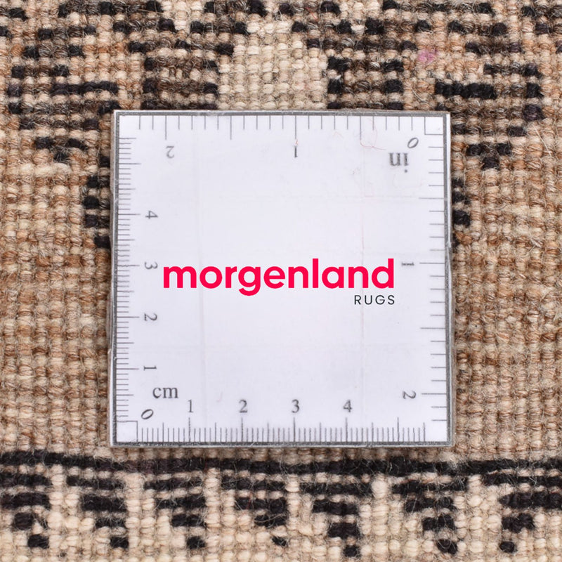 Persisk tæppe - Nomadisk - 56 x 53 cm - lys beige