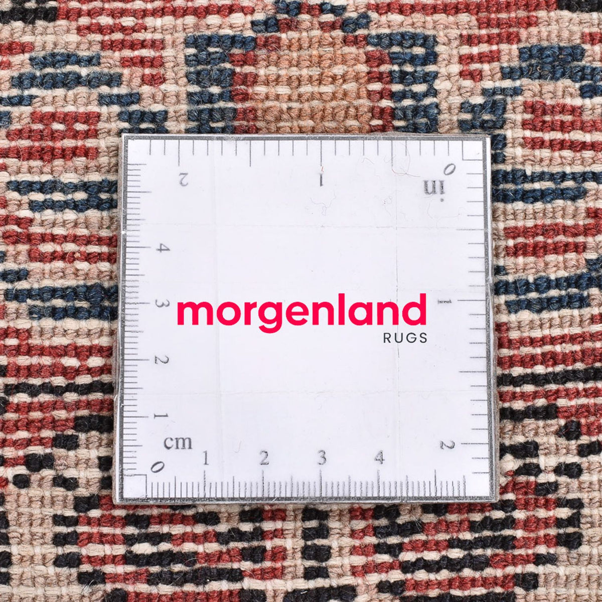 Persisk tæppe - Nomadisk - 90 x 55 cm - flerfarvet