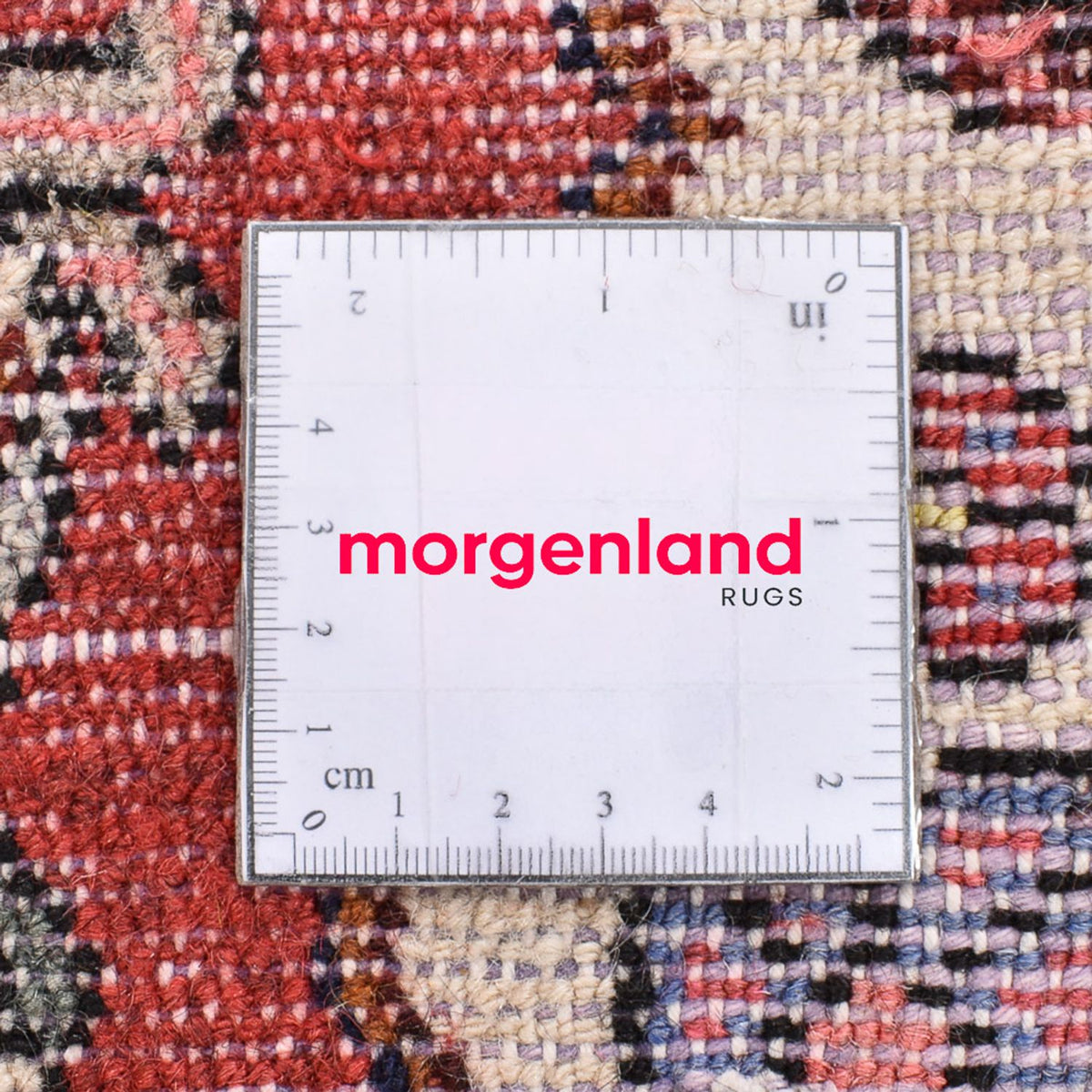 Persisk tæppe - Nomadisk - 62 x 44 cm - rød