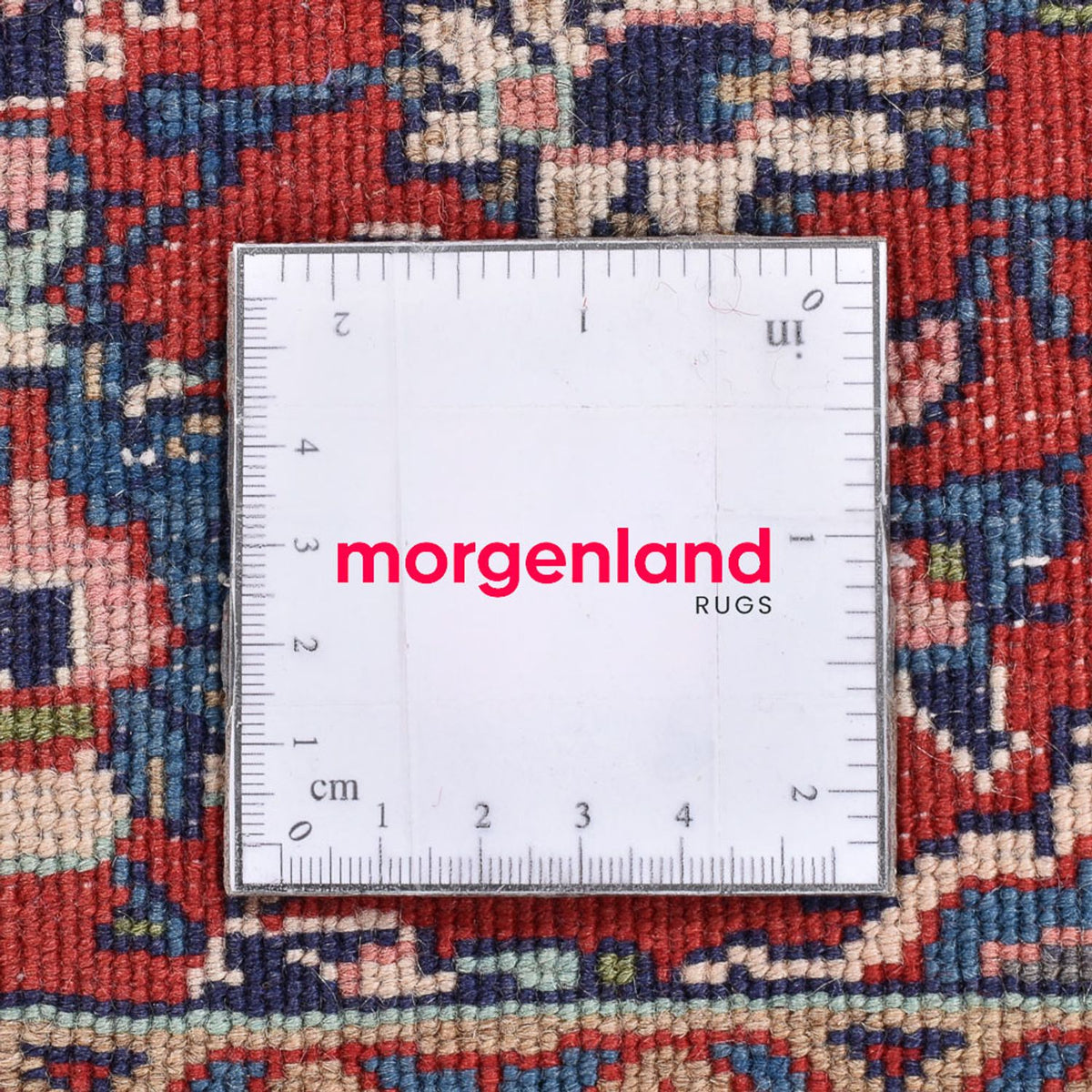 Persisk tæppe - Nomadisk firkantet  - 67 x 67 cm - rød