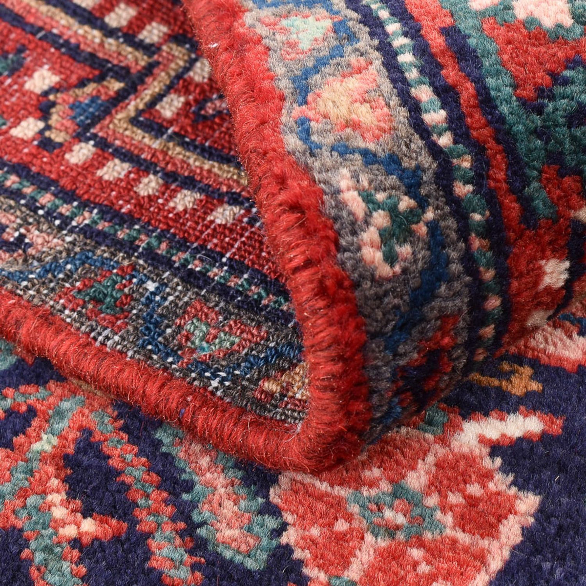 Persisk tæppe - Nomadisk - 100 x 66 cm - pink