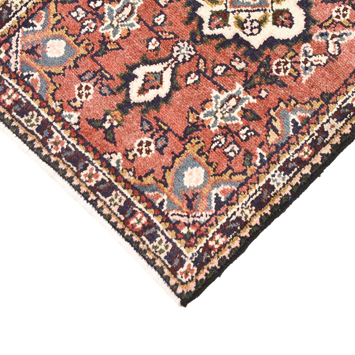 Persisk tæppe - Nomadisk - 85 x 58 cm - lysrød