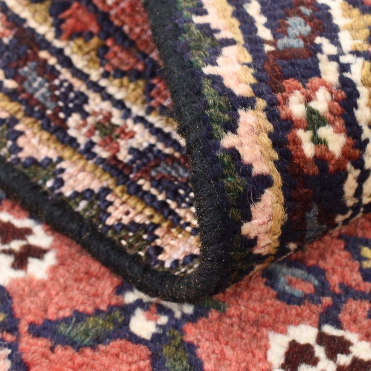 Persisk tæppe - Nomadisk - 85 x 58 cm - lysrød