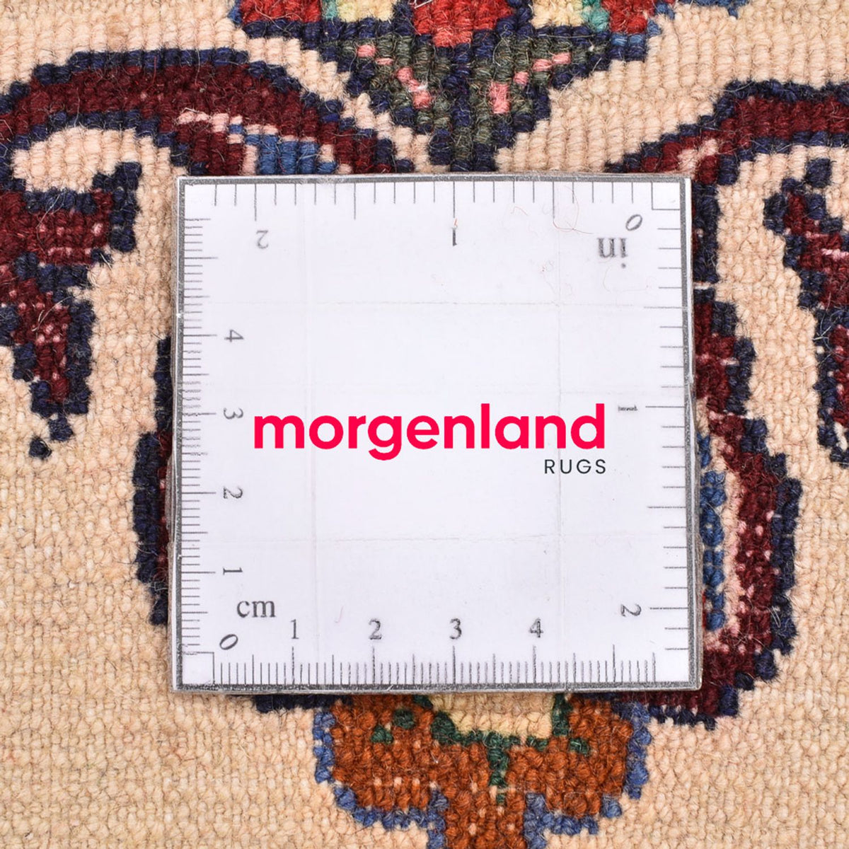 Persisk tæppe - Nomadisk - 50 x 55 cm - flerfarvet